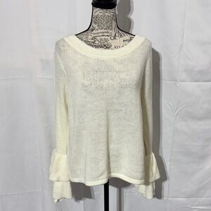 Almost Famous Off-White Knit Top